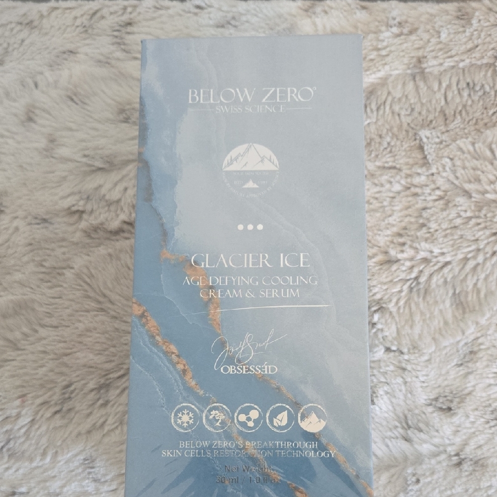 Below Zero Glacier Ice Age Defying Cream & Serum NWT